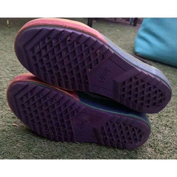 Vans Old Skool Stacked Glitter Colorful Sneaker Gym Shoes M 6.5 W 8 - Picture 10 of 10